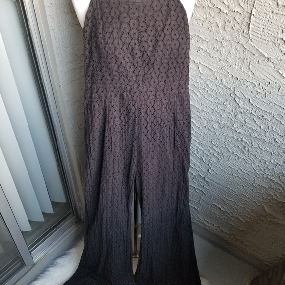 Free People Another is Waiting Black Lace Jumpsuit - Picture 6 of 11